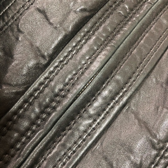 Michael Kors Leather Jacket - Picture 3 of 6